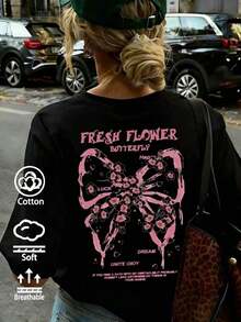 Women T-Shirts - Black - View 6