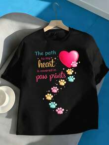 Camisetas femininas - Preto - Ver 2
