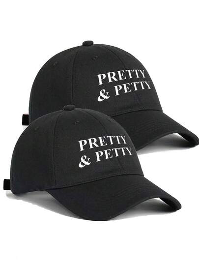 1pc Unisex Casual Cap, Spring Versatile Large Circumference Baseball Cap With Letter Print, Street Fashion Leisure Hat Suitable For Travel, Tourism, Beach Vacation