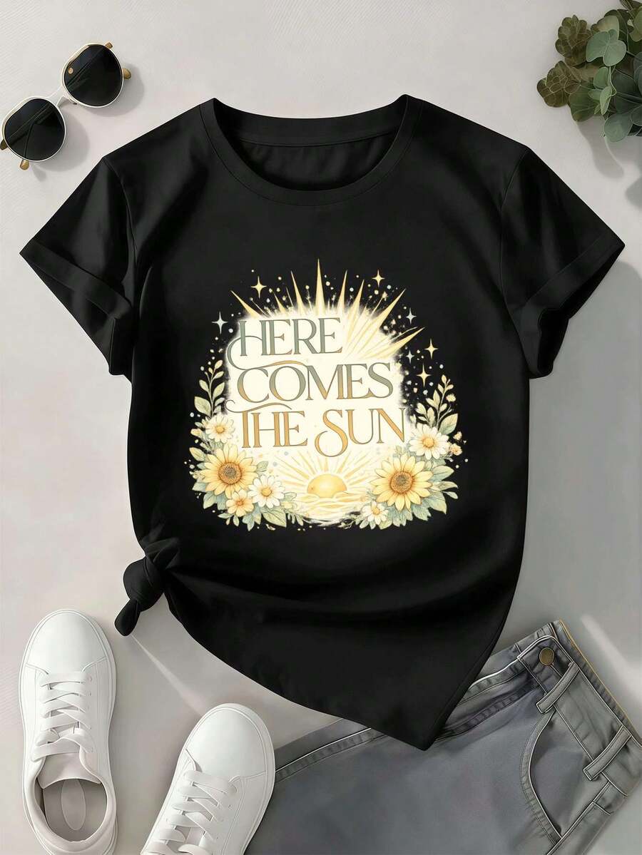 Women T-Shirts - Black - View 1