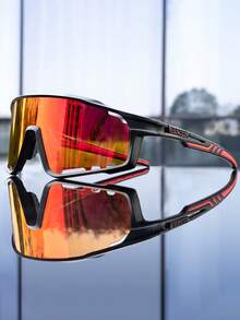 1pc KAPVOE Men Sports Glasses Outdoor Running Glasses Cycling Glasses Casual Glasses - Multicolor - View 12