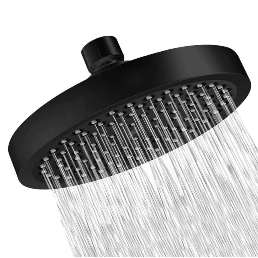 Fixed Round Shower Head 6-Inch Replacement Overhead Rainfall Rain Shower Head - Shower Head - View 1