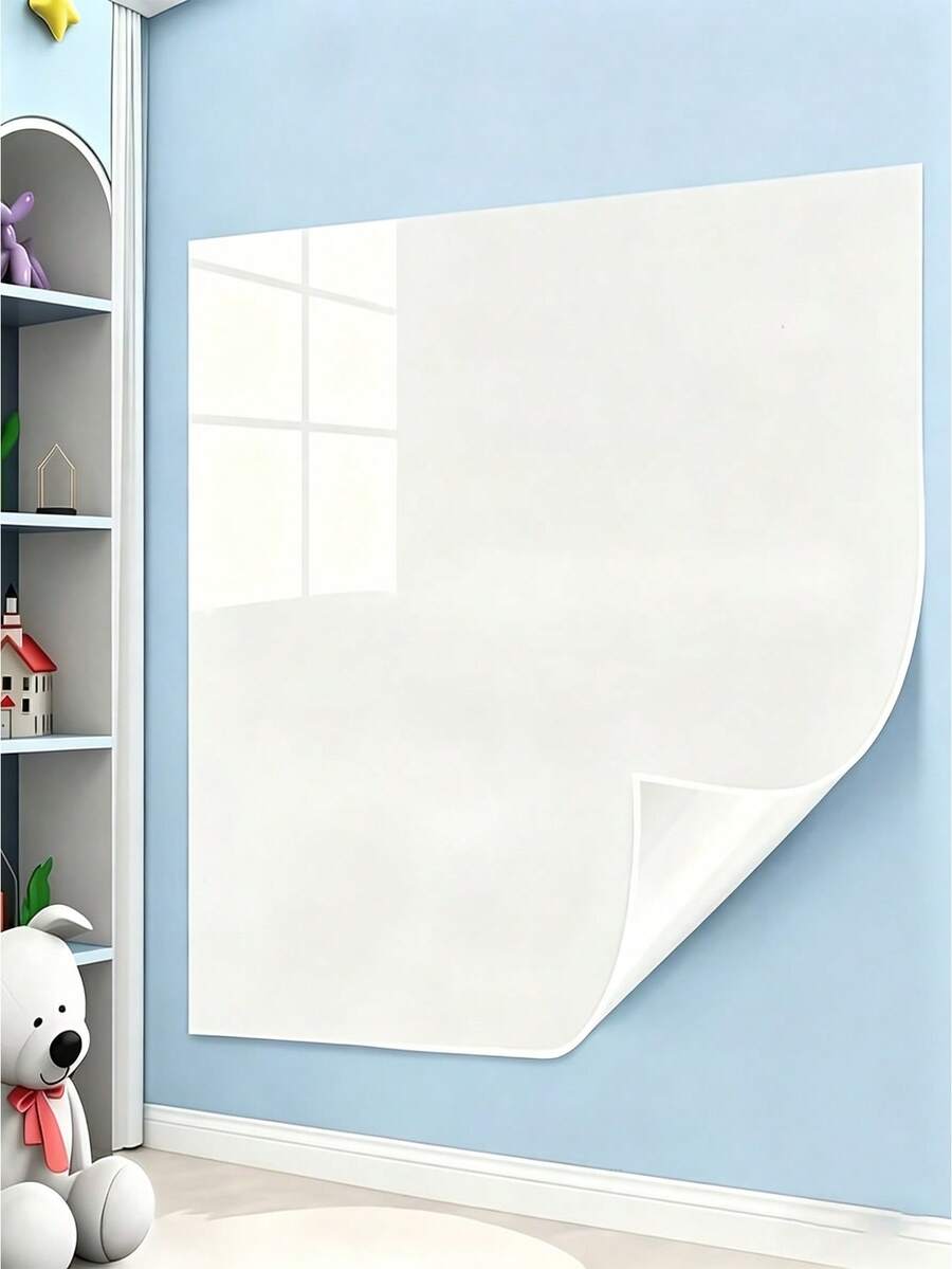 Reusable Removable Static Cling Whiteboard Wall Sticker - Erasable Chalkboard Surface For Home, Office And Educational Spaces - Multicolor - View 1