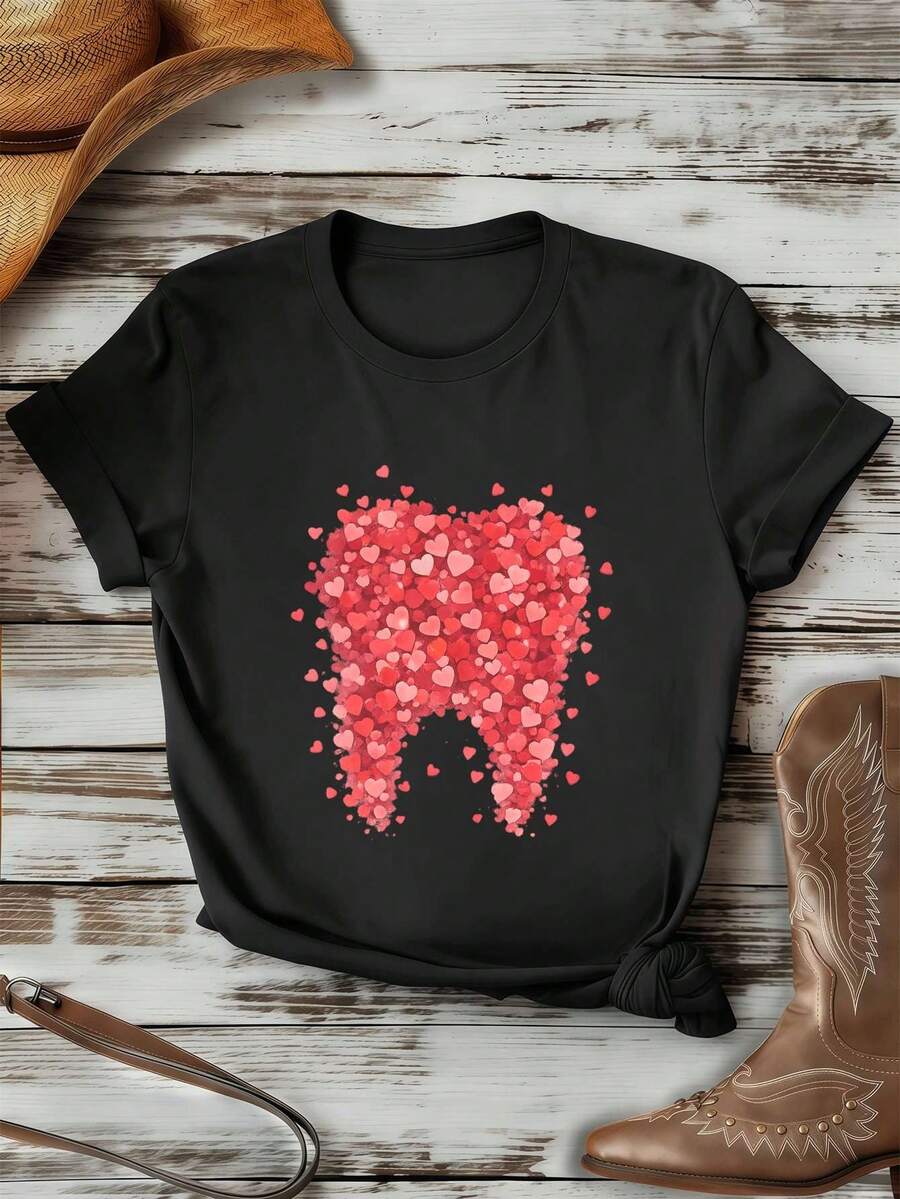 Women T-Shirts - Black - View 1
