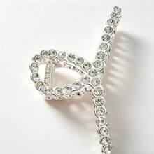 1 pieza Pinza de pelo asimétrica de lujo para mujer - Calidad premium, con incrustaciones de rhinestone, agarre firme (antideslizante), eleva instantáneamente tu apariencia, perfecta para ocasiones diarias/citas/oficina/fiestas/bodas Accesorios para el cabello Pinza de moda para vacaciones, verano, vacaciones, viajes, festivales, cumpleaños - Multicolor - Ver 18