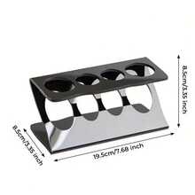 1pc Toothbrush Holder & Organizer Rack, Multifunctional Bathroom Countertop Storage Shelf, Combines Aesthetics And Practicality - Multicolor - View 2