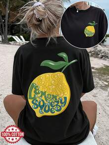 Plus Size T-Shirts - Black - View 6