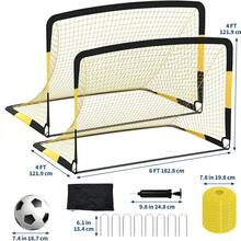 Football Net - 6x4 Double Goal Set - View 6