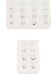 3/2/1 Pair Multi-Color Bra Extenders, With 3 Rows 3 Hooks, Elastic Bra Strap Extender, Hook & Eye Closure, Stainless Steel Adjustable, Body Care Tool, Clothing Anti-Slip Accessory - A - View 11