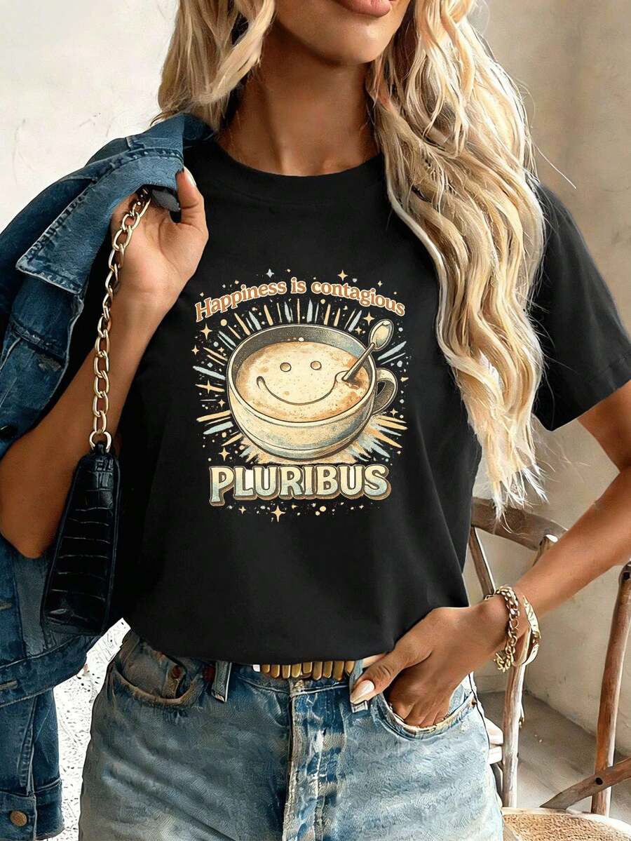 Women T-Shirts - Black - View 1