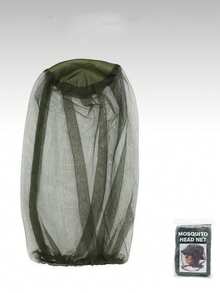 Extra Large Mosquito Net Head Cover, Mosquito Net With Face Mask Attachment - Insect-Proof Mesh, Fine Mesh Weave, Can Be Used With Hat/Head, Suitable For Fishing, Hunting - Prevent West Nile Virus And Zika Virus - Black And Green (Fabric) - Multicolor - View 6