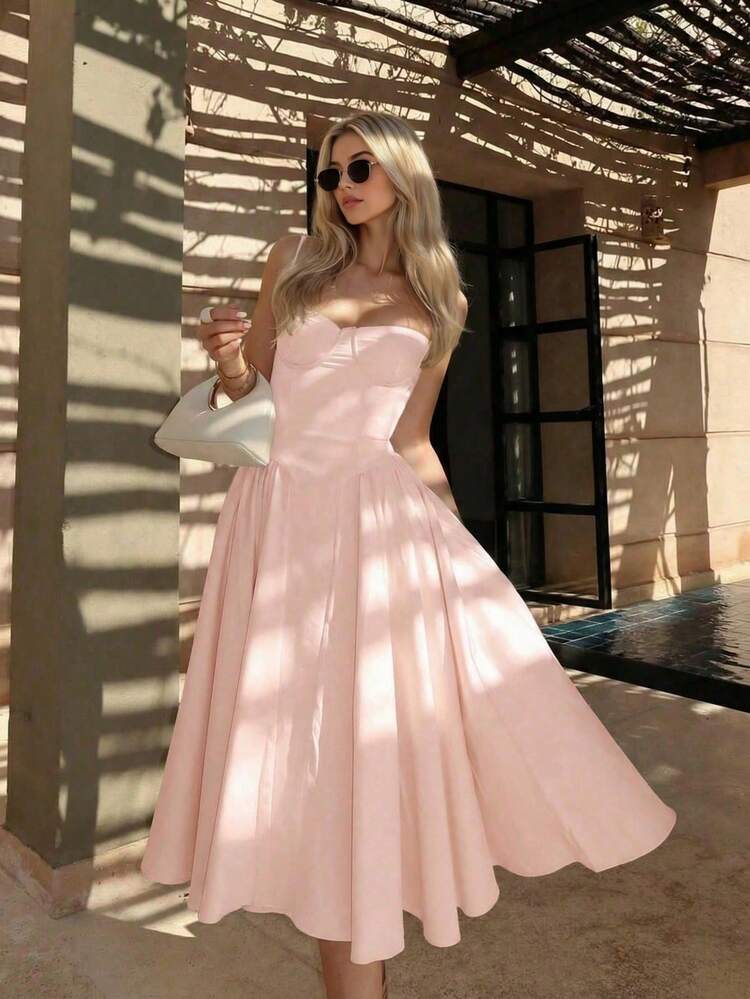 plus size strapless maxi dress Petal and Pup Women's Agnes Sequin Ralph Lauren Girl's 2pc colortyp_gingham Lining Color:Ivory it hugs close down