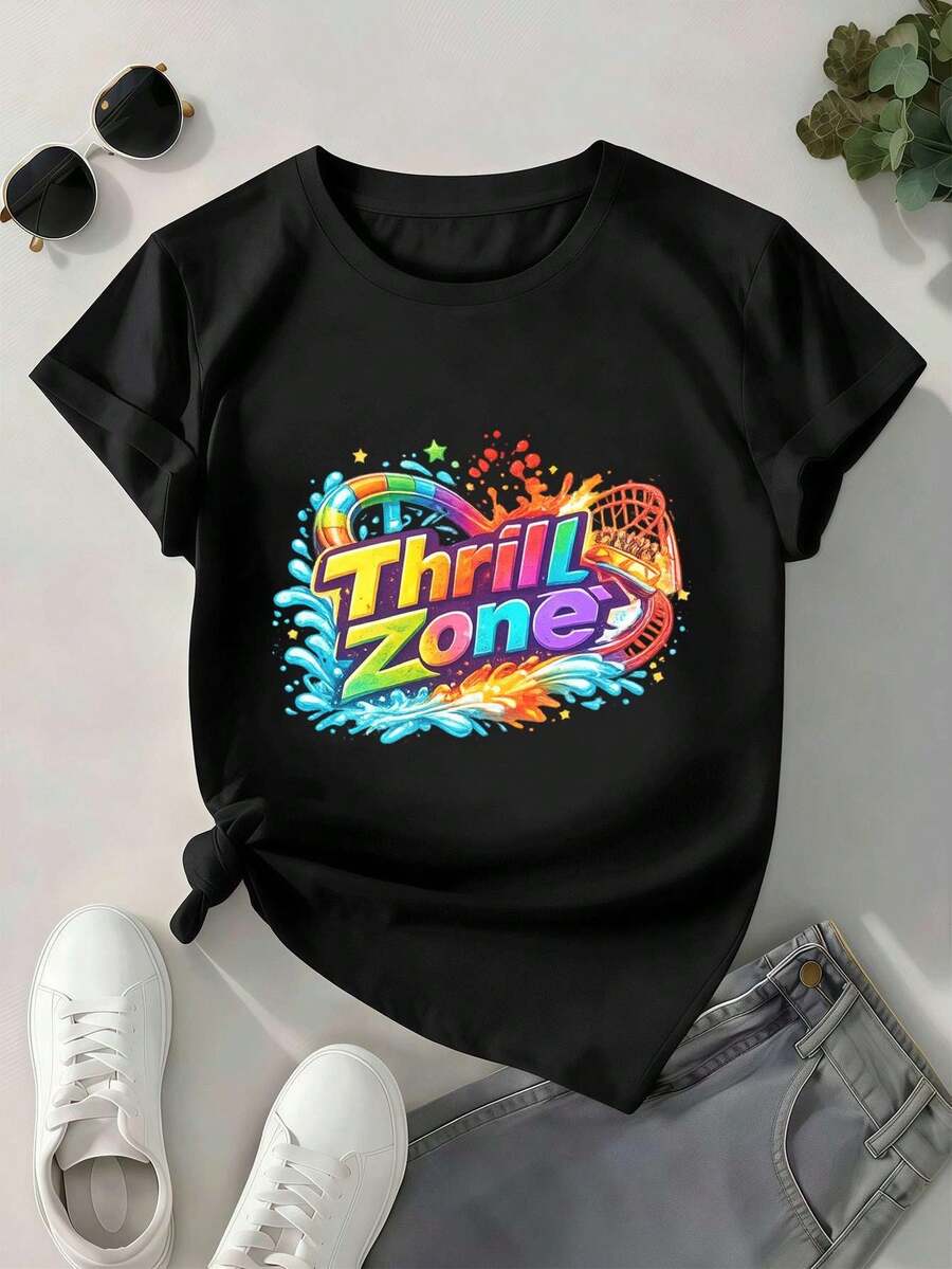 Women T-Shirts - Black - View 1