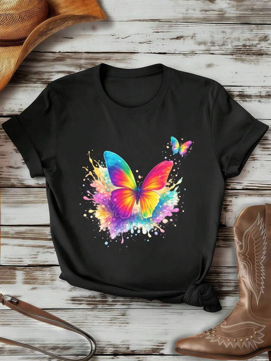 Women T-Shirts - Black - View 1