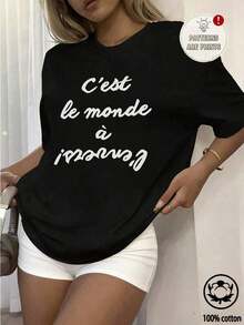 Women T-Shirts - Black - View 5