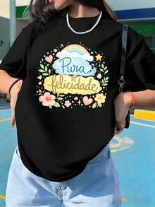 Women T-Shirts - Black - View 1