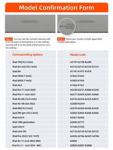 Ayotu 黑色运动保护套，兼容 iPad Air 8 (M4) 2026 (11 英寸)、Air 8 (M4) 2026 (11 英寸)、10.2 英寸 2021/2020 款第九/八代、Galaxy Tab A8 10.5 英寸 2022 款（带笔槽）、Kindle Paperwhite 第十二代 2024 款，支持自动休眠/唤醒功能，时尚保护套 - 彩色 - 查看 11