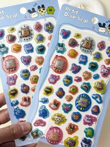Một bộ sticker trang trí thủ công dành cho trẻ em, thích hợp để trang trí văn phòng hoặc trường học, sticker sổ tay, sticker sổ sách, sticker vali, sticker trang trí đàn guitar, sticker laser, quà tặng cho bạn bè và gia đình, quà Giáng sinh, đồ trang trí Giáng sinh, sticker nhân vật hoạt hình Nhật Bản ngẫu nhiên đắt tiền. - Nhiều màu - Xem 8