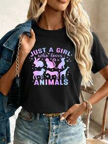 Women T-Shirts - Black - View 1