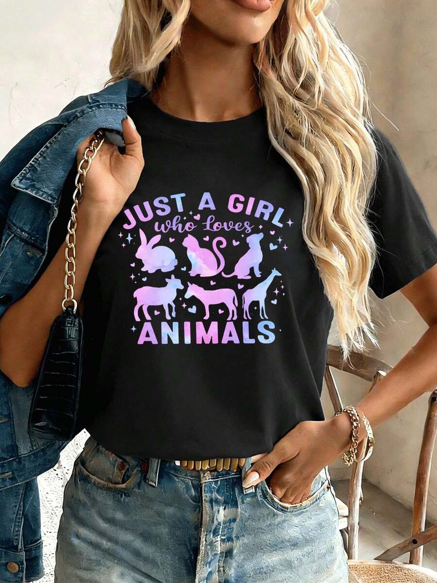Women T-Shirts - Black - View 1