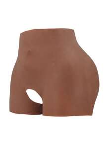 Silicone Butt Lifting Shorts, Wear It And Your Backside Will Glow - Brown - View 3