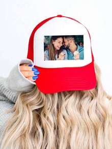 Customizable Breathable Sun Hat, Personalized Text Or Pattern Printed Cap, Unisex, Adjustable Size, Multiple Colors Available, Birthday Gift - Multicolor - View 2