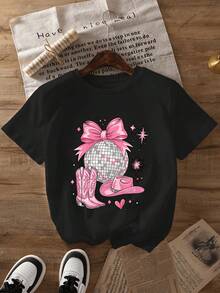 Plus Size T-Shirts - Black - View 6