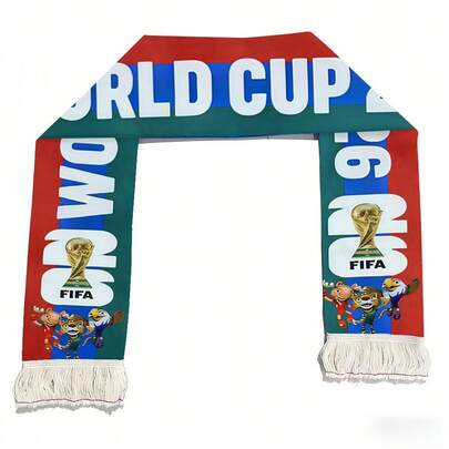  1 pieza Bufanda de fútbol de la FIFA, bufanda de animación de la Copa Mundial 2026, decoración exclusiva de fanáticos del fútbol, bufanda esencial del día del partido para apoyar al equipo local