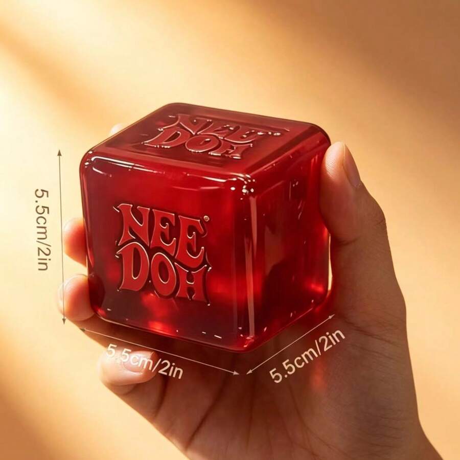 全新现货 可爱魔方挤压玩具，缓解压力 - 彩色 - 查看 1