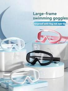 1 cặp kính bơi chống sương mù, chống nước, độ nét cao dành cho nam và nữ - Nhiều màu - Xem 4
