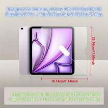 XINHONGYU Tablet Screen Protector 2pcs Matte Screen Protector Compatible With Samsung Tab S10 Lite/S10 FE/S10/S9 FE/S9/S8/S7 -X400/X406B/X520/X526B Anti-Scratch Anti-Glare Provides Paper-Like Writing Experience For Drawing And Writing Mother's Day Gift - 2pcs - View 2