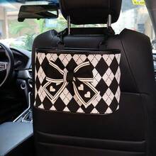 Car Seat Organizer Bag, High Capacity Storage Bag For Wallet, Phone, Car Console, Pet Trash Can, Seat Back Hanging Storage Bucket, Multi-Purpose Storage Box - Rhombus Pattern - Seat Back Storage Bucket [No Pattern], Brown Rhombus - Seat Back Storage Bucket, Red Bow Rhombus Pattern - Seat Back Storage Bucket, Black Heart Rhombus Pattern - Seat Back Storage Bucket - Multiple Styles - View 15