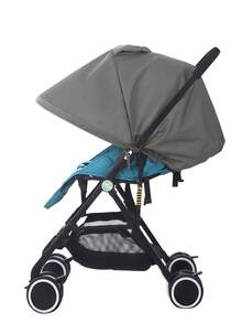 1pc High Landscape Baby Stroller Canopy, Foldable Full Coverage Sunshade, Universal Stroller Sun Protection Shield Against UV Rays - Multicolor - View 14