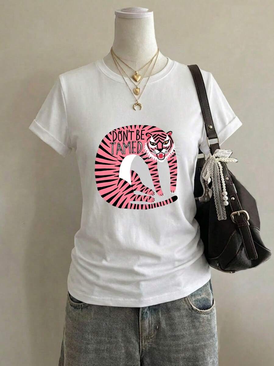 Women T-Shirts - [White] - View 1
