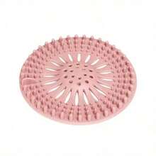 New Arrival Shower Drain Hair Collector And Kitchen Sink Strainer - Reusable Silicone Mesh Strainer With Suction Cup/Non-Design, Anti-Clog Drain Protector For Bathtub, Shower, Sink (Perfect Gift For Homeowners) There Are Two Options: One Without Suction Cup And The Other With Suction Cup - 多色的 - 查看 9