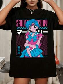 Women T-Shirts - Black - View 1