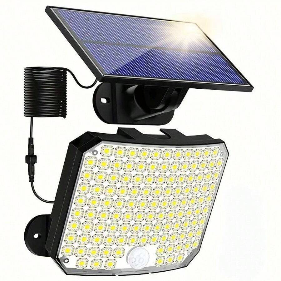 Solar Powered 118 LED Outdoor Lights, Suitable For Yard, Porch And Garage - Energy Efficient, Waterproof, Easy Installation, High Brightness, With Motion Sensor, Multiple Brightness Settings - TBD-11 - 查看 1