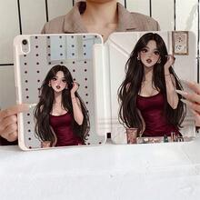 1 件装 Coquette Glam Girl 印花双面平板电脑保护套，带笔槽，兼容 iPad Pro (M5)/ Air (M3)/ 11 英寸 (A16)/ 10.9/10.2/ Air 第五代/Pro 11/第十代/9.7/Air 2/ (第七代)/ (第八代)/ Air 4/5/ Pro 11/ 第十代 10.9 英寸 2022 款智能保护套/ Air 13 (M3 2025)/ Air 11 (M3 2025)/ Air 11 (M3 2025)/ 11 (A16 2025)/ 三星 Galaxy S9/S7/S10+/ 三星 Galaxy Tab S6 Lite 10.27 英寸/ 华为 Matepad - 彩色 - 查看 8