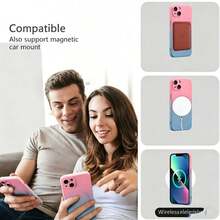 Tương thích với iPhone 17 Pro Max, 17 Pro, 17 Air. Ốp lưng silicon mờ gradient thời trang có nam châm, phù hợp với Apple 17, 16, 15, 14, 13, 12, 11 Pro Max Plus, 16E. Cũng thích hợp cho S25Ultra S26Ultra A37 A57 A56 A55 A16 A17 S25FE. Quà tặng mùa hè cho điện thoại Apple 17. - màu xanh bột - Xem 3