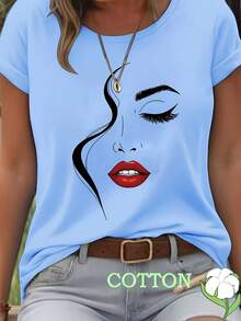 Women T-Shirts - [White] - View 9