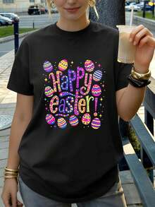 Women T-Shirts - Black - View 1