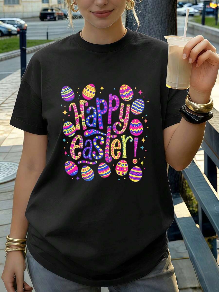 Women T-Shirts - Black - View 1