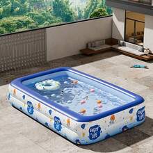 Large Family Inflatable Swimming Pool - 3-Layer Structure, PVC Material, Easy To Install, Foldable For Storage, Suitable For Outdoor Yard Bathing And Entertainment In Summer - A - View 7