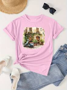 Women T-Shirts - [White] - View 10