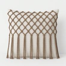 Handmade Braided Cotton Macrame Cushion Cover 45cm X 45cm - Chocopalha62 - View 11