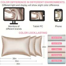 2-Pack 100% Mulberry Silk Pillowcases 400 Thread Count 22 Momme| OEKO- Hypoallergenic & Cooling For Hair & Skin| Zipper Closure, For Home Travel Gift. - White - View 5