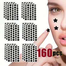 2000/400/200/40 Pcs Face Star Stickers, Suitable For Holiday Party Carnival Decorative Stickers, Five-Pointed Star Cute Design Stickers, Waterproof And Sweatproof Mini Stickers - Black - View 8