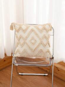 1 chiếc vỏ gối trang trí bằng nhung kiểu Bohemian, hình vuông, phong cách Ma-rốc, dùng cho ghế sofa, phòng ngủ. - Màu vàng - Xem 14