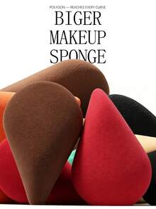 Polygon Makeup Sponges, Ultra Soft, Wet & Dry Use Makeup Puff For Foundation Powder BB Cream, Unscented Polyurethane Material, Multiple Specifications Available - Multicolor - View 4