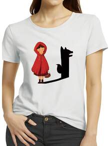 Women T-Shirts - [White] - View 1